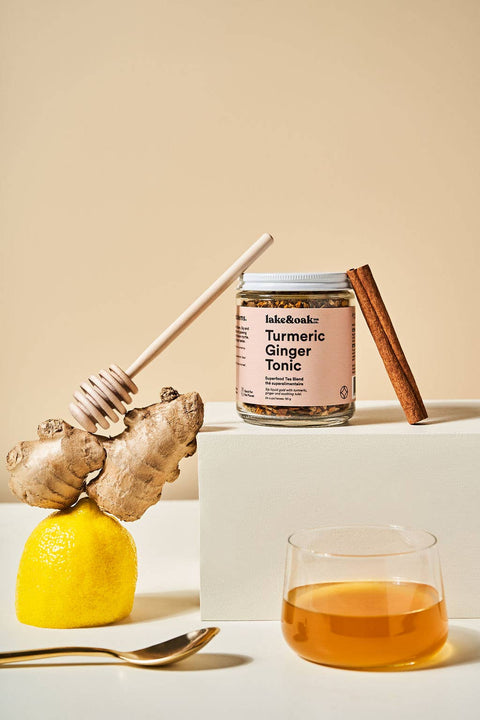 Turmeric Ginger Tonic - Superfood Tea: Retail Jar