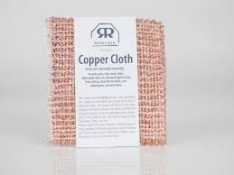 Redecker Copper Cleaning Cloth 5.5" 2/ST Bulk: Copper / Copper / 14cm/5.5"