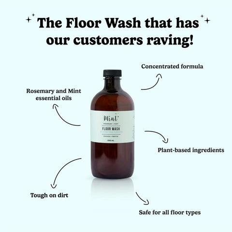 MINT Floor Wash 456 ml Bottle