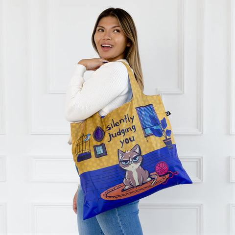JUDGING YOU TOTE BAG – Made 100% from recycled PET bottles