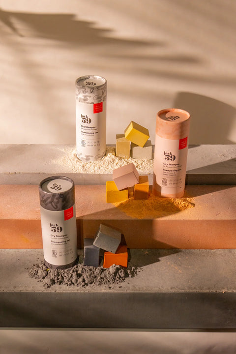 Dry Shampoo by Jack59 for Light, Medium and Dark Toned Hair