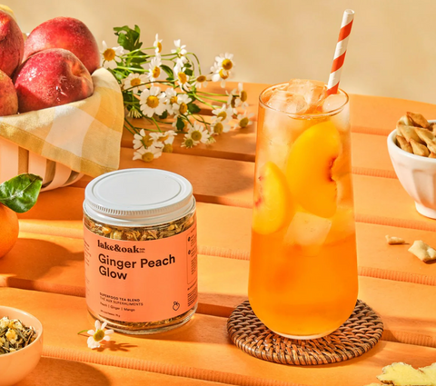 Ginger Peach Glow - Superfood Tea Blend