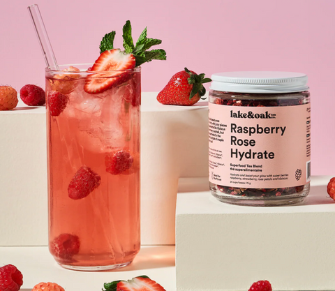Raspberry Rose Hydrate - Superfood Tea Blend