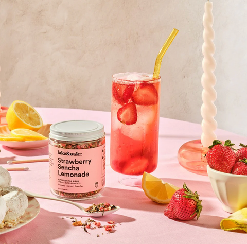 Strawberry Sencha Lemonade - Superfood Tea Blend