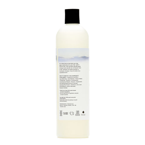 Bottle with a label on a white background