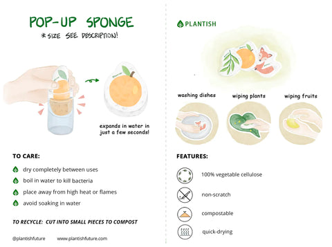 Pop Up Sponges