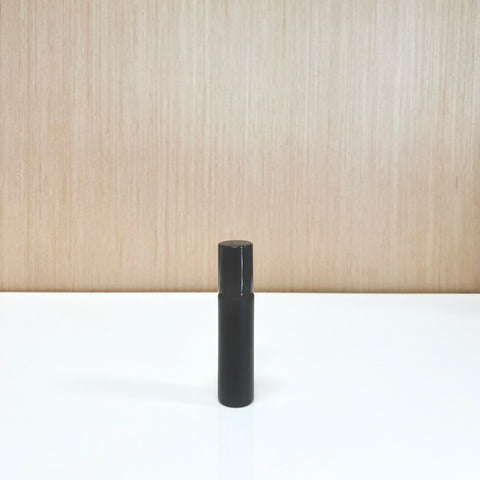 10ml Roller Ball Bottle Matte Black Glass Empty