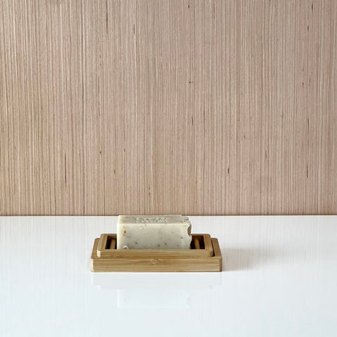 Dual-layer Bamboo Soap Dish